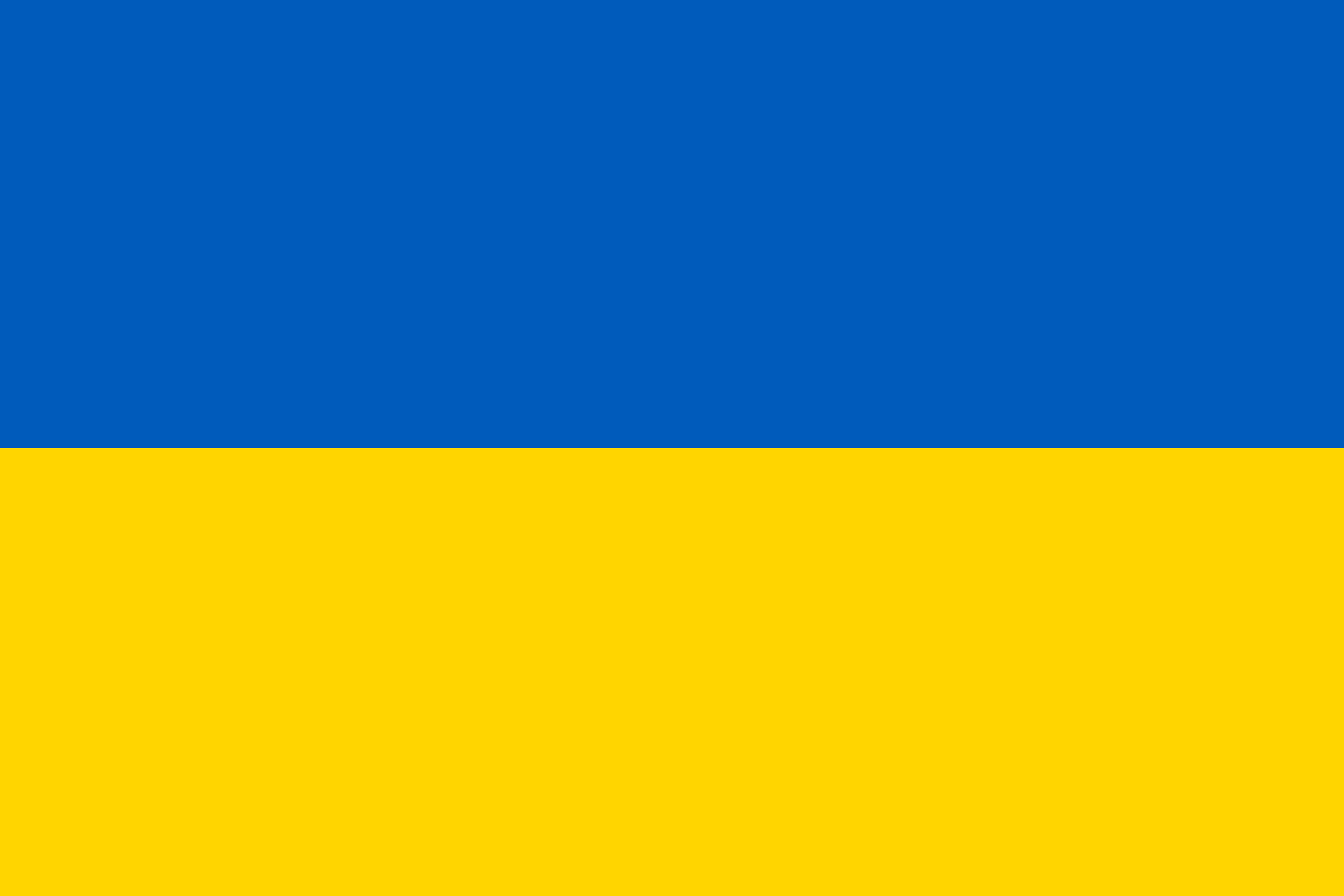 Drapeau de l'Ukraine / Flag of Ukraine